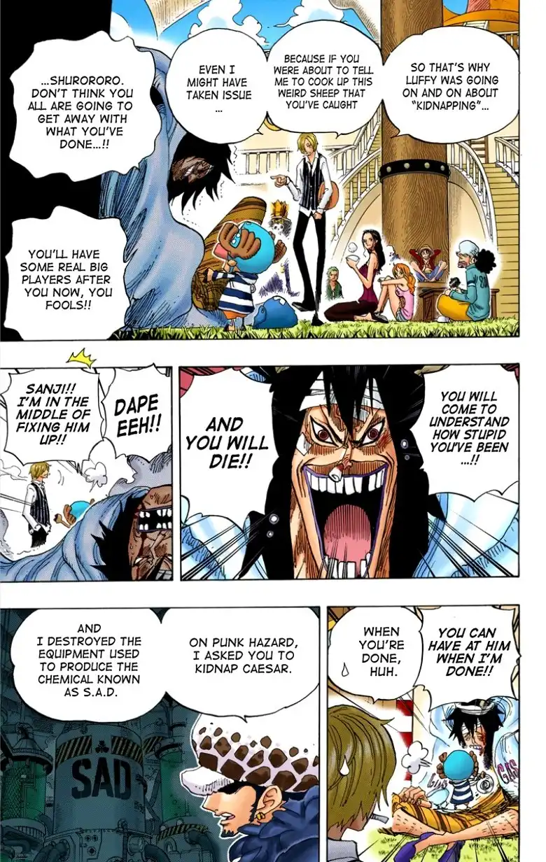 One Piece - Digital Colored Comics Chapter 698 13